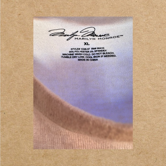 Marilyn Monroe sleep gown with leopard print on the coquette bow. Size XL new - Picture 3 of 4